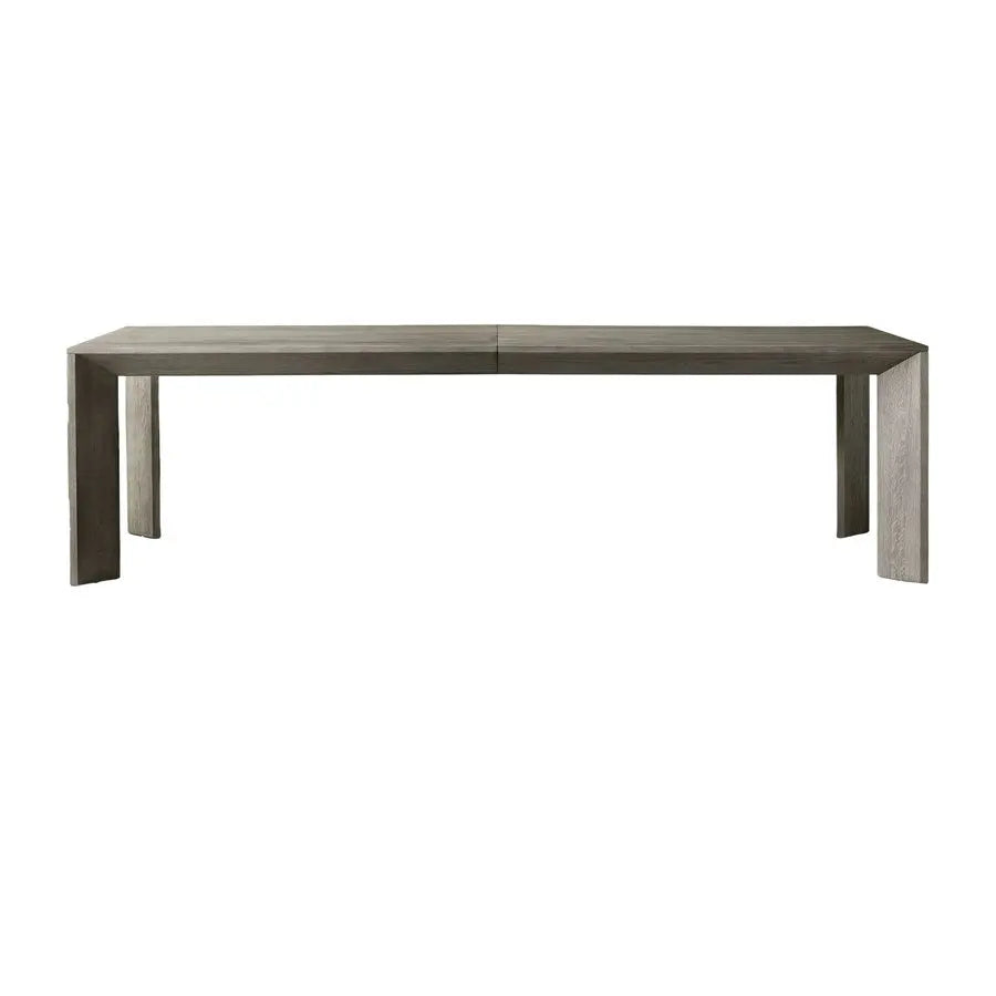 Modern Extendable Rectangular Wooden Dining Table for 8 Guests