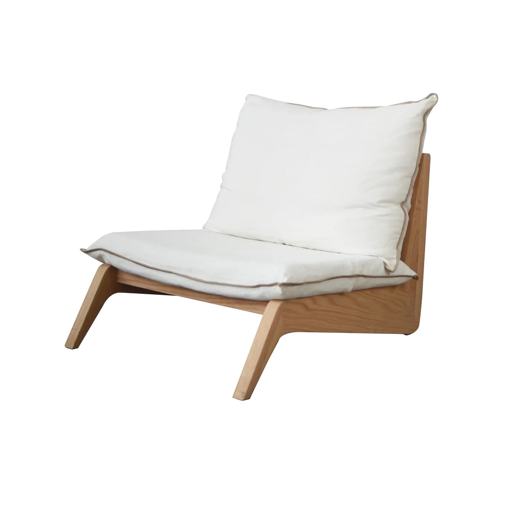 Cozy High Back Boucle Club Chair - Modern White Fleece Living Room Seating