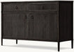Luxury Modern Solid Wood Dresser Sideboard with Six Storage Drawers