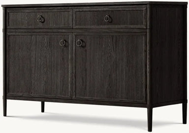 Luxury Modern Solid Wood Dresser Sideboard with Six Storage Drawers