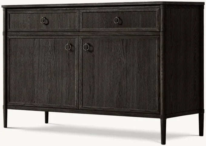 Luxury Modern Solid Wood Dresser Sideboard with Six Storage Drawers