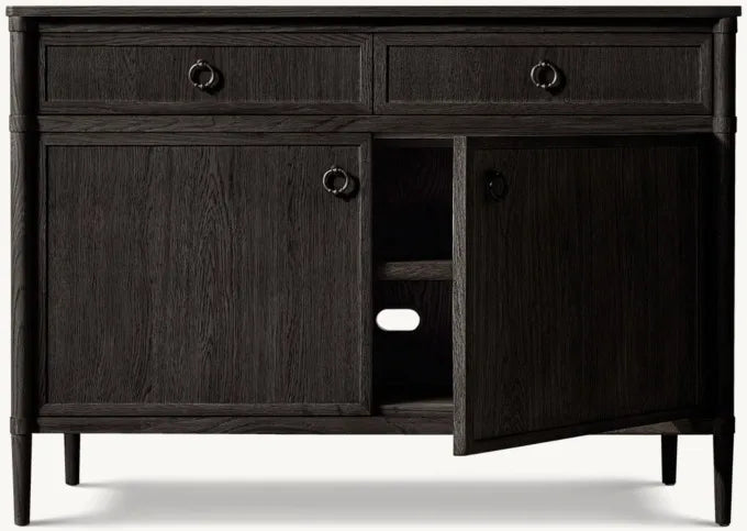 Luxury Modern Solid Wood Dresser Sideboard with Six Storage Drawers