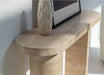 Elegant Tostone Natural Travertine Console Table for Modern Entryway Living Room Decor