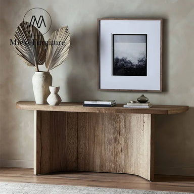 Premium Solid Wood Antique Style Hallway Entrance Porch Console Table