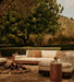 Modern Luxury Fabric Single Sofa Chaise with Oak Wood Legs