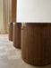 Elegant 4-Wave Oak Wood Sideboard Buffet Cabinet for Dining & Living Room Storage