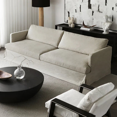 Luxurious French Country 4-Seater Living Room Sofa - Cloud Comfort Design