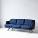 Chic White Boucle Nordic Sofa Modern Wooden Frame Living Room Furniture