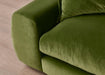 Luxury Modular Green Velvet Sofa, Modern Sectional Couch for Living Room
