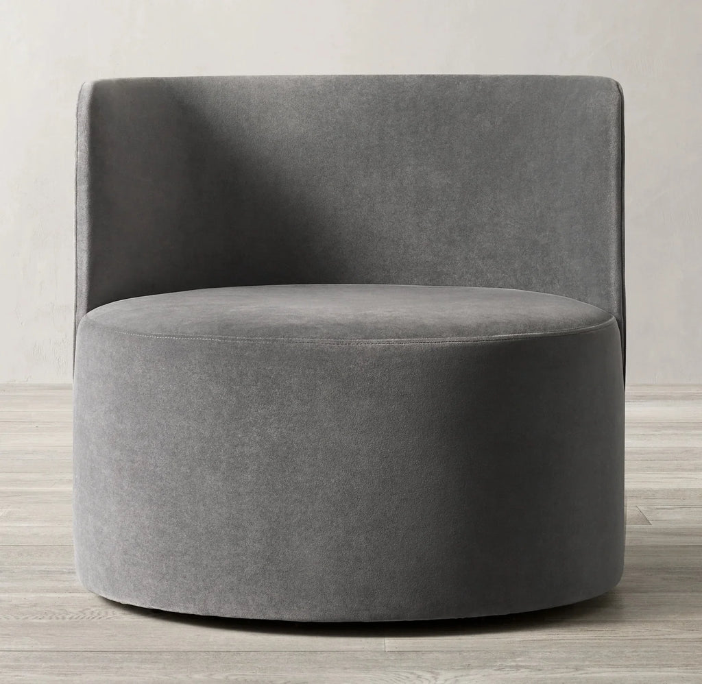 Modern Upholstered Swivel Accent Arm Chair for Living Room Comfort