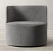 Modern Upholstered Swivel Accent Arm Chair for Living Room Comfort