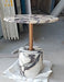 Tostone Modern Calacatta Viola Marble Side Table - Durable Living Room Accent