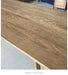 Modern Solid White Oak 8-Seater Dining Table, Durable Family Kitchen Furniture