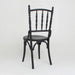 Elegant French Antique Black Oak Wood Chiavari Dining Chair for Events