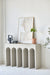 Modern Concrete Console Table - Japandi Nordic Minimalist Living Room Entryway Furniture