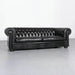 Classic Tufted Leather Chesterfield Sofa, Luxury Living Room Couch