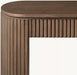 Premium Solid Oak Wood Console Table with Storage Drawers, Modern Entryway Furniture