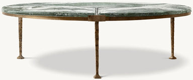 Luxury Custom Handcrafted Marble Coffee Table for Elegant Living Room Decor