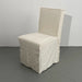 Elegant Versailles Linen Dining Chair with Washable Slipcover and Cushion
