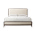 Luxury Modern Solid Wood Bed for Home Bedroom, Queen King Size