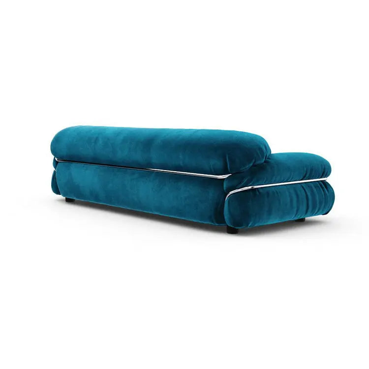 Elegant Mid-Century Modern Velvet Sectional Sofa Set – Luxurious Living Room Couch