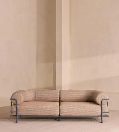 Modern Luxury Fabric Chaise Lounge Sofa with Sturdy Oak Wood Legs