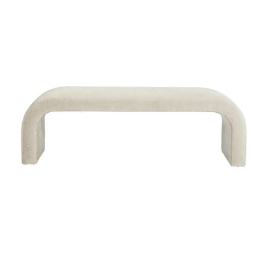 Modern Velvet Arch Ottoman Bench, Living Room & Bedroom Luxury Seating