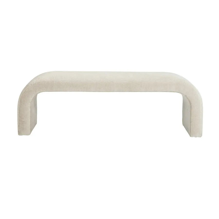 Modern Velvet Arch Ottoman Bench, Living Room & Bedroom Luxury Seating