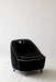Luxury Velvet Upholstered Single Sofa Chair with Oak Feet