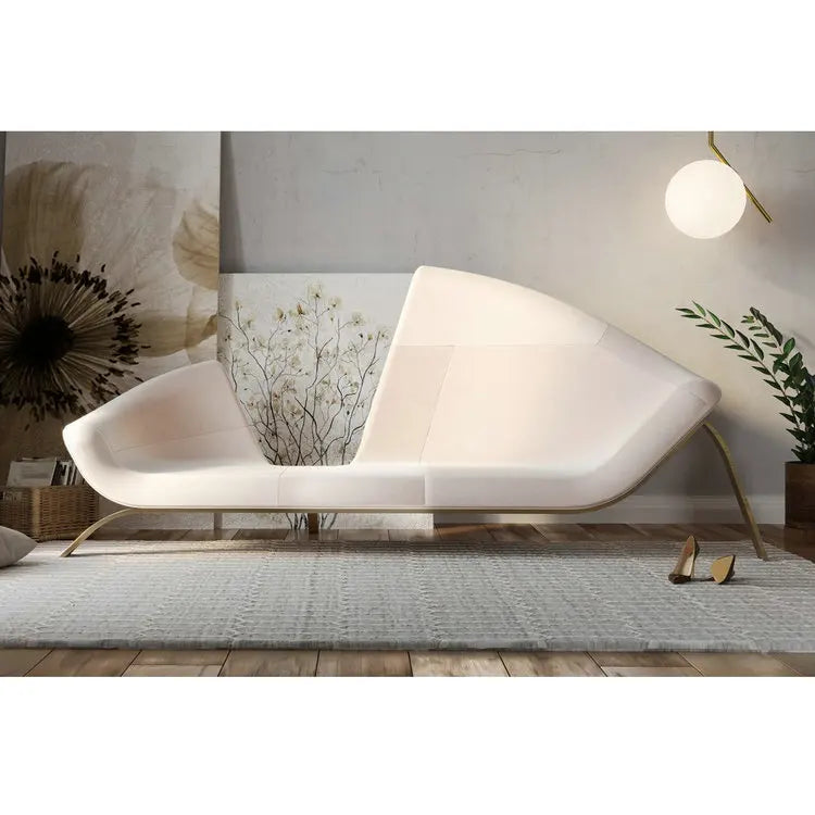 Luxury Velvet Sofa Modern Design with Gold Accents for Elegant Living Rooms