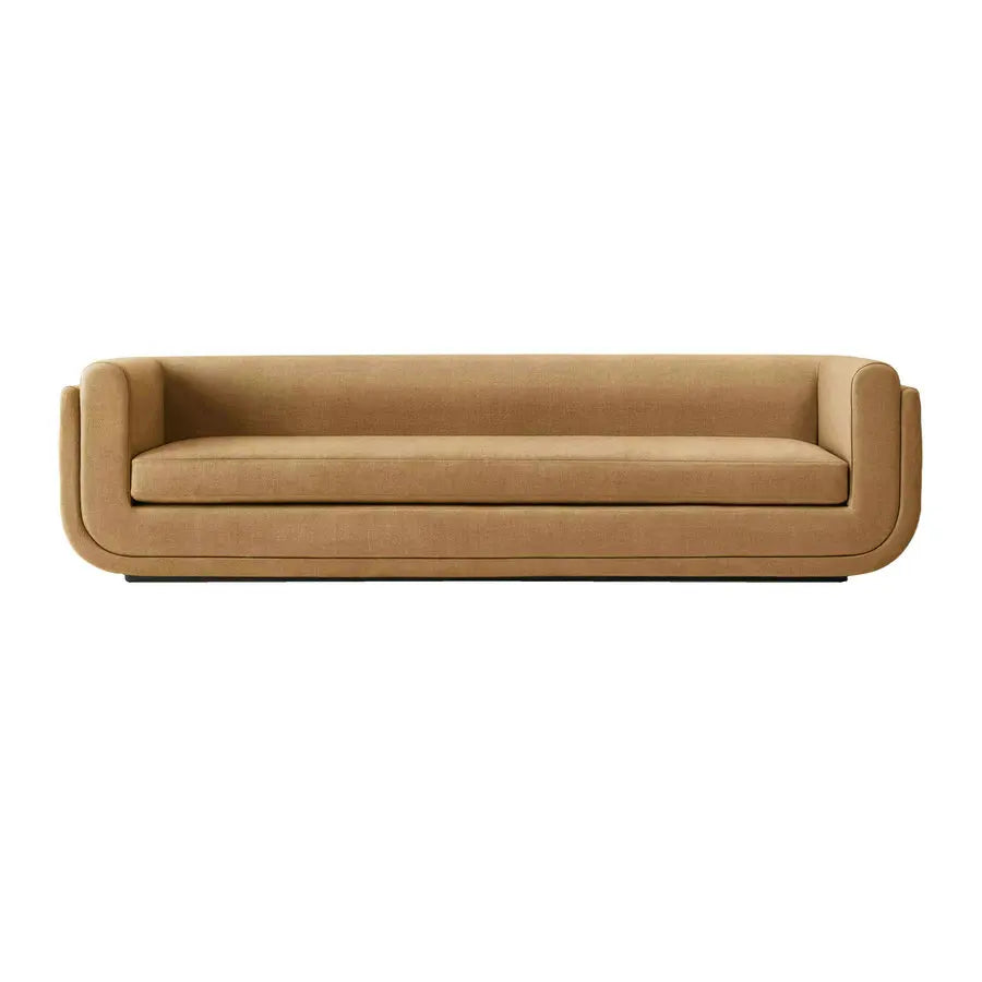 Modern Curved Velvet Sectional Sofa for Luxury Spaces