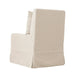 Washable Linen Desk Chair with Cushion for Dining Room or Accent Seating