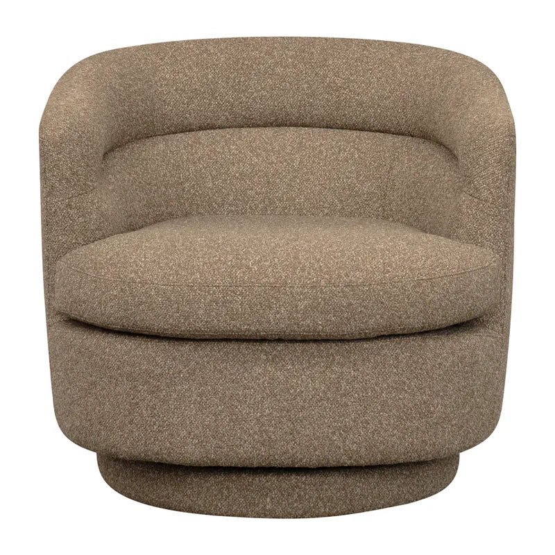 Holly Swivel Arm Chair - Cocoa Mocha