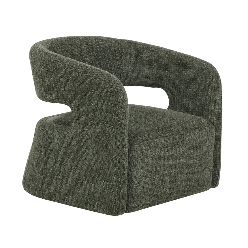 Seam Armchair - Coral Green