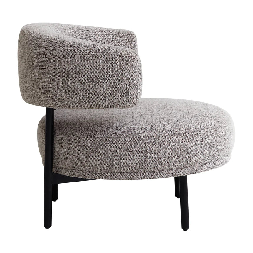 Niva Fabric Armchair - Mountain Grey