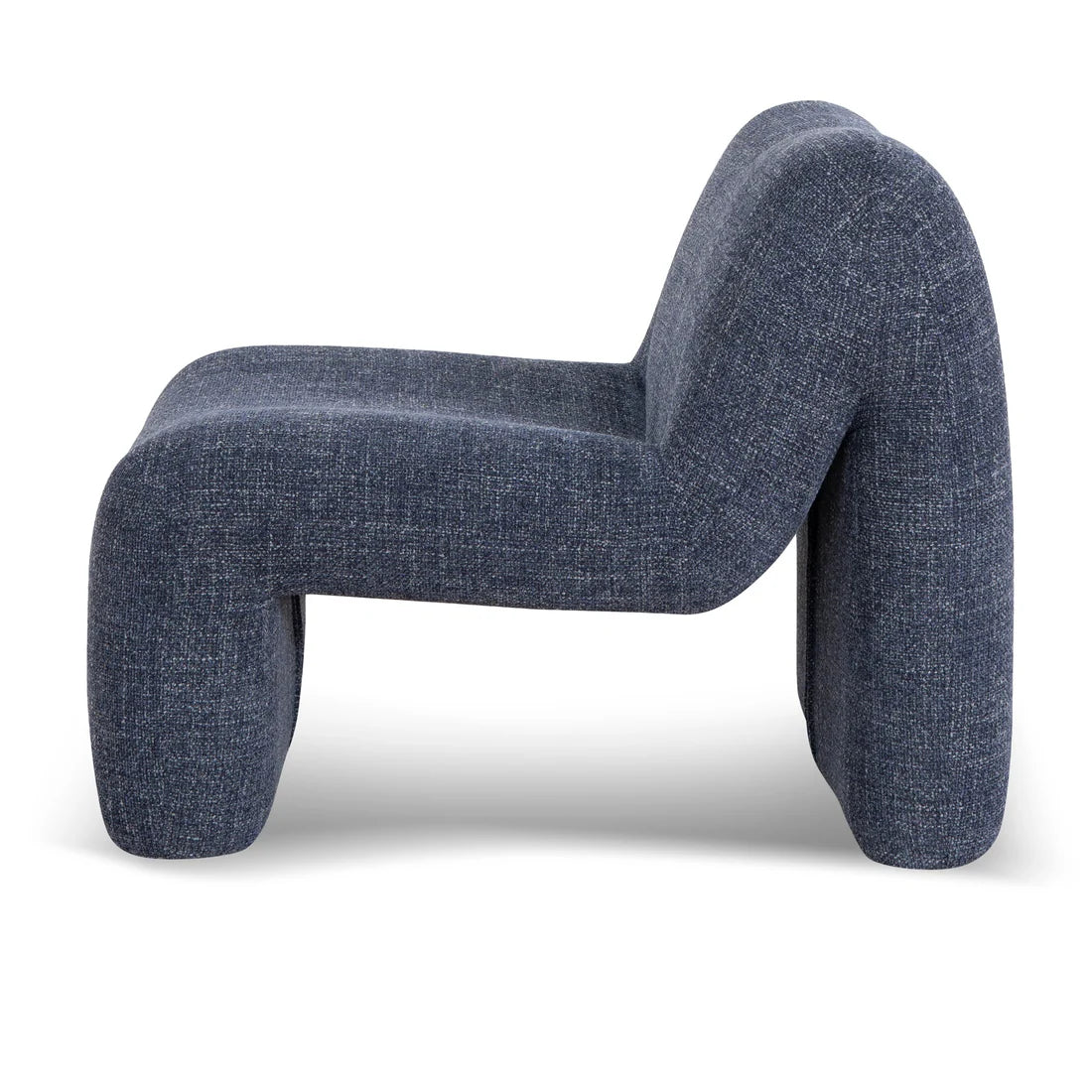 Saini Fabric Lounge Chair - Moss Navy