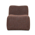 Saini Fabric Lounge Chair - Moss Brown