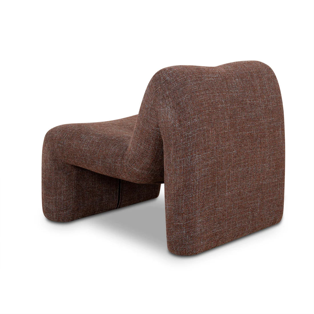 Saini Fabric Lounge Chair - Moss Brown