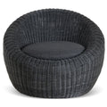 Outdoor Lounge Chair - Full Black