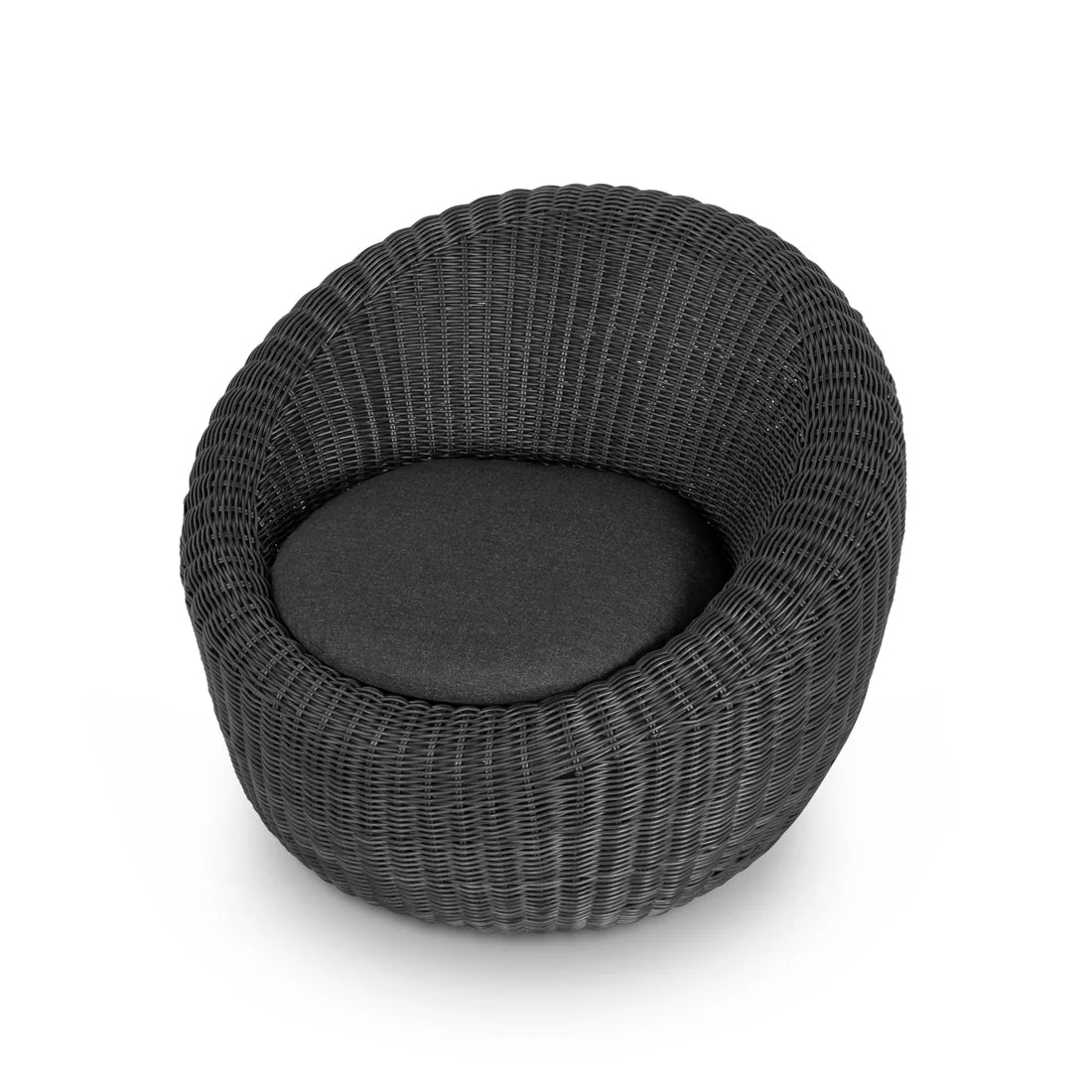 Outdoor Lounge Chair - Full Black