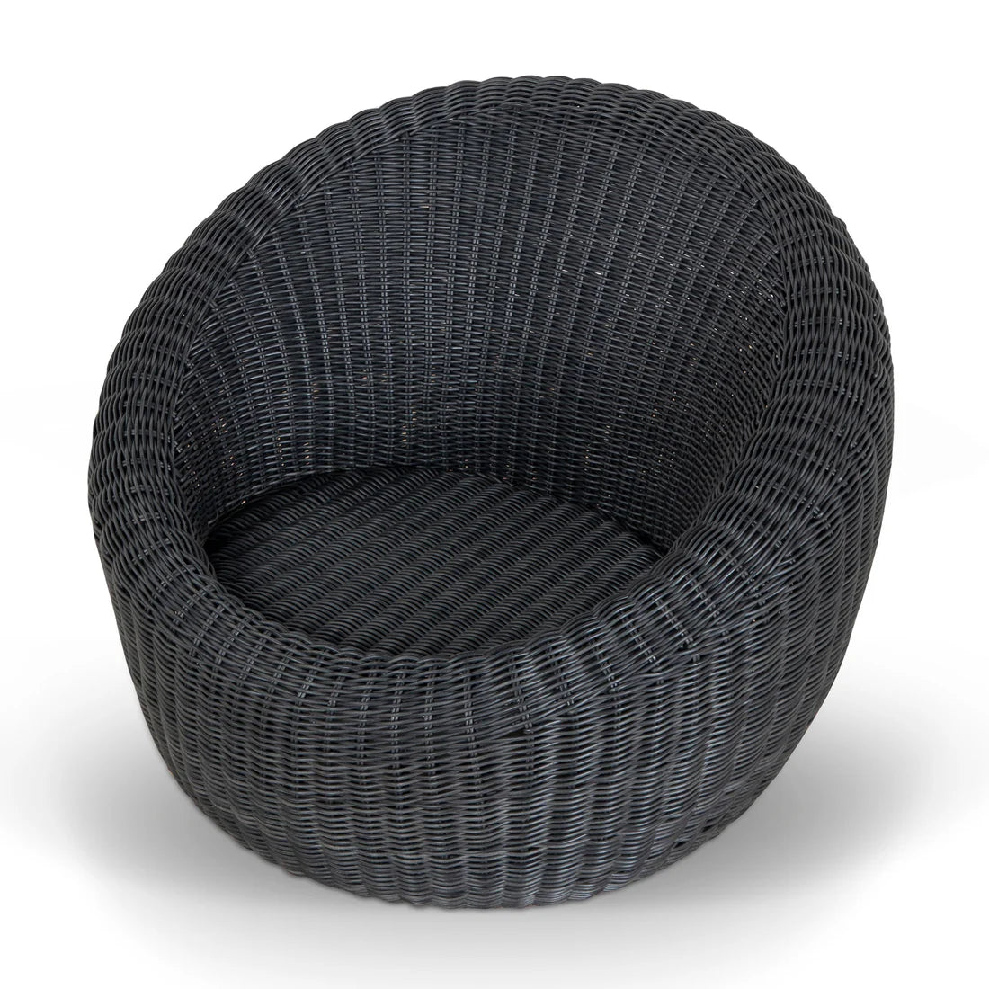 Outdoor Lounge Chair - Full Black