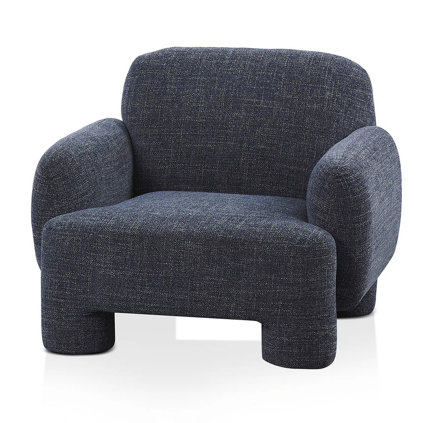 Breda - Moss Navy Blue Armchair