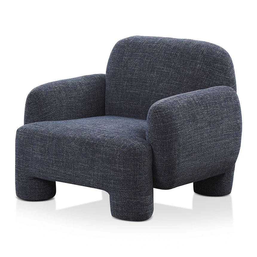 Breda - Moss Navy Blue Armchair