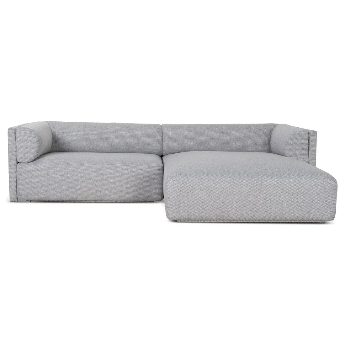 Mullen Right Chaise Sofa -Grey