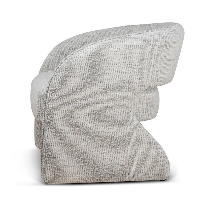 Renata Fabric Armchair - Fog Grey