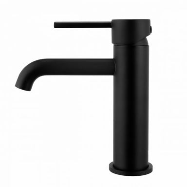 LUCID PIN Series Round Black Basin Mixer