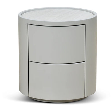 Light Grey Bedside Table 