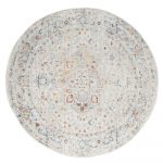 Luna 7403 Cream Round rug