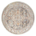 Luna 7405 Grey Round rug