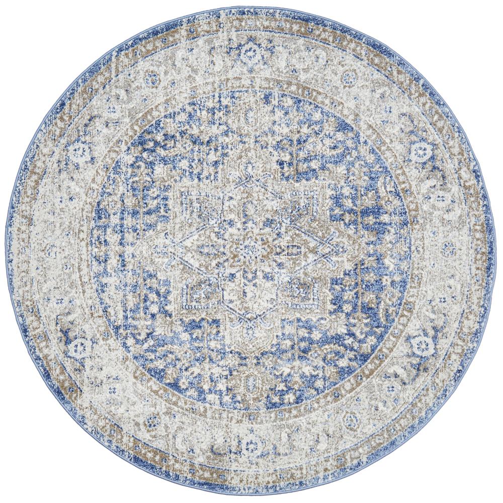 Mayfair Hugo Ocean Round by Rug Culture